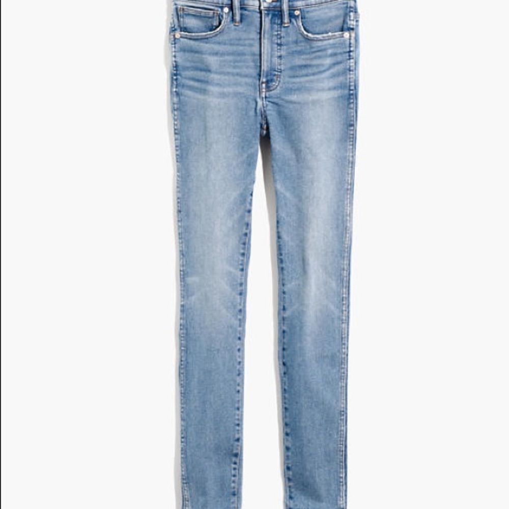 Madewell 10" High-Rise Skinny Jeans in Hamden Wash